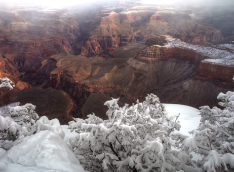 Grand Canyon in Winder 2
